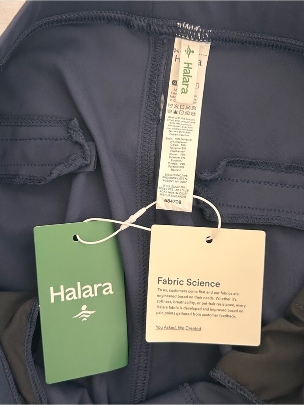 NWT Halara Flex™ DayStretch High Waisted Pocket Straight Leg Work Pants large - Picture 11 of 11